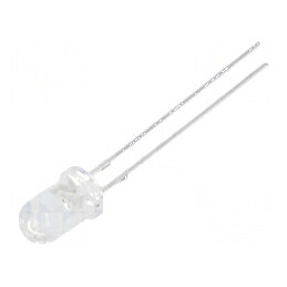LED 5mm mov 220-350mcd 15° convex | Electronic-mag.ro | Componente Electronice