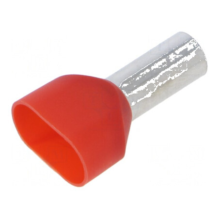 Vârf tub capăt izolată dublă cupru 10mm² 14mm cositorit | Electronic-mag.ro | Componente Electronice