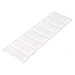 Markere poliamidă 66 albă 2,2÷2,9mm -40÷100°C cu împingere | Electronic-mag.ro | Componente Electronice