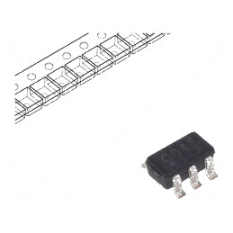 IC digital NOT, 2 canale, CMOS, SMD SOT23-6, 1,65÷5,5VDC, -40÷125°C | Electronic-mag.ro | Componente Electronice