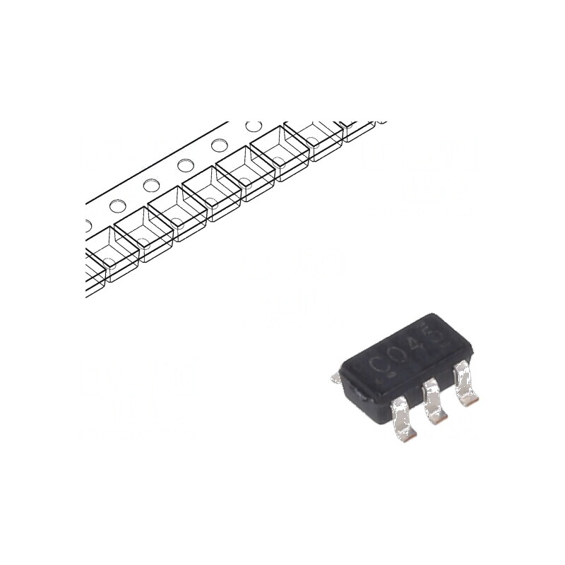 IC digital NOT, 2 canale, CMOS, SMD SOT23-6, 1,65÷5,5VDC, -40÷125°C | Electronic-mag.ro | Componente Electronice