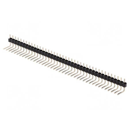 Conector 40 pini tată unghi 90° THT | Electronic-mag.ro | Componente Electronice
