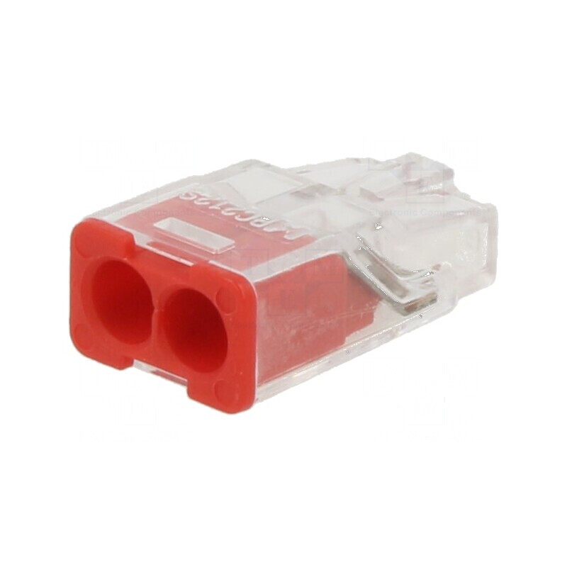 Bornă cu eliberare rapidă 2,5mm² 450V 24A roșie 11mm | Electronic-mag.ro | Componente Electronice Bornă cu eliberare rapidă 2,5mm² 450V 24A roșie 11mm | Electronic-mag.ro | Componente Electronice