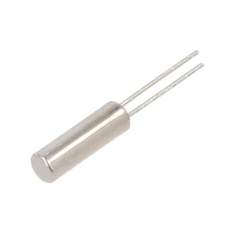 Rezonator ceas 32,768kHz ±5ppm 12,5pF THT Ø1,9x6mm | Electronic-mag.ro | Componente Electronice Rezonator ceas 32,768kHz ±5ppm 12,5pF THT Ø1,9x6mm | Electronic-mag.ro | Componente Electronice