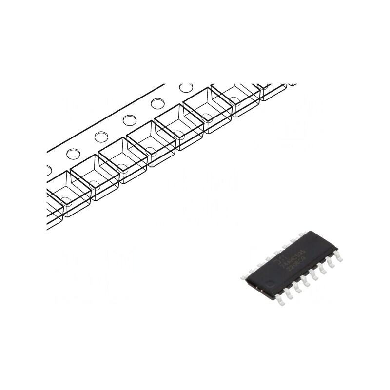 IC digital CMOS SMD SO16 8 canale 2÷5,5VDC AHC -40÷150°C | Electronic-mag.ro | Componente Electronice