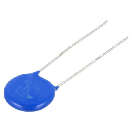 Varistor oxid de metal THT 25VAC 31VDC 39V 1000A -40÷105°C | Electronic-mag.ro | Componente Electronice