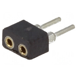 Conector şiruri pini soclu mamă 2x1 THT 2mm | Electronic-mag.ro | Componente Electronice