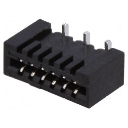 Conector FFC/FPC vertical 6 PIN Non-ZIF SMT cositorit 20mΩ | Electronic-mag.ro | Componente Electronice
