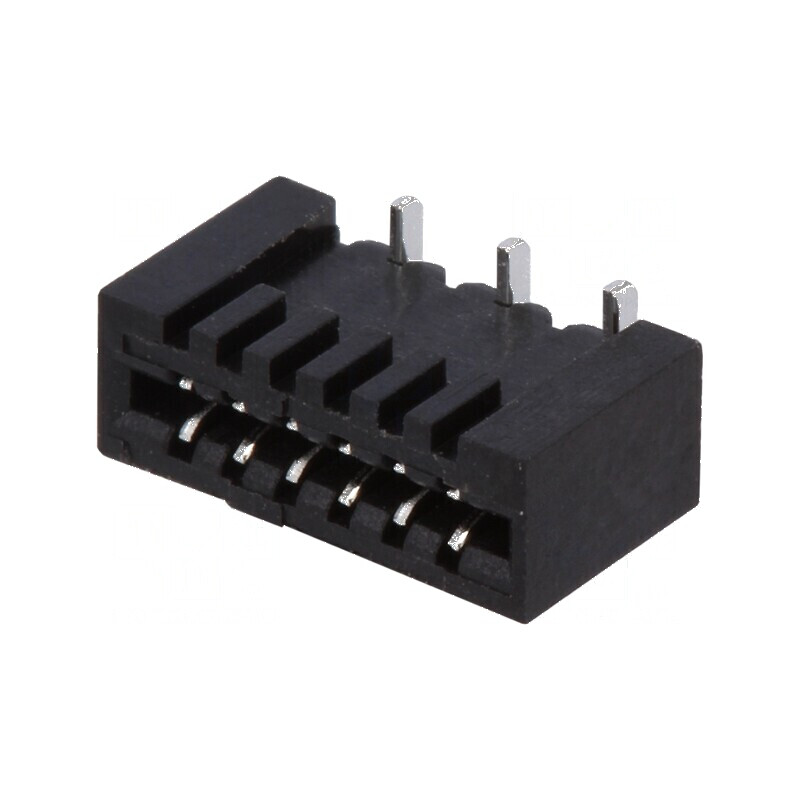 Conector FFC/FPC vertical 6 PIN Non-ZIF SMT cositorit 20mΩ | Electronic-mag.ro | Componente Electronice