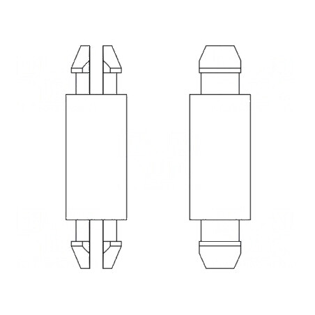 Distanţier PCB poliamidă 66 14,3mm clichet | Electronic-mag.ro | Componente Electronice