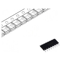 IC digital 8 canale CMOS TTL SMD SO16 4,5÷5,5VDC HCT -40÷150°C | Electronic-mag.ro | Componente Electronice