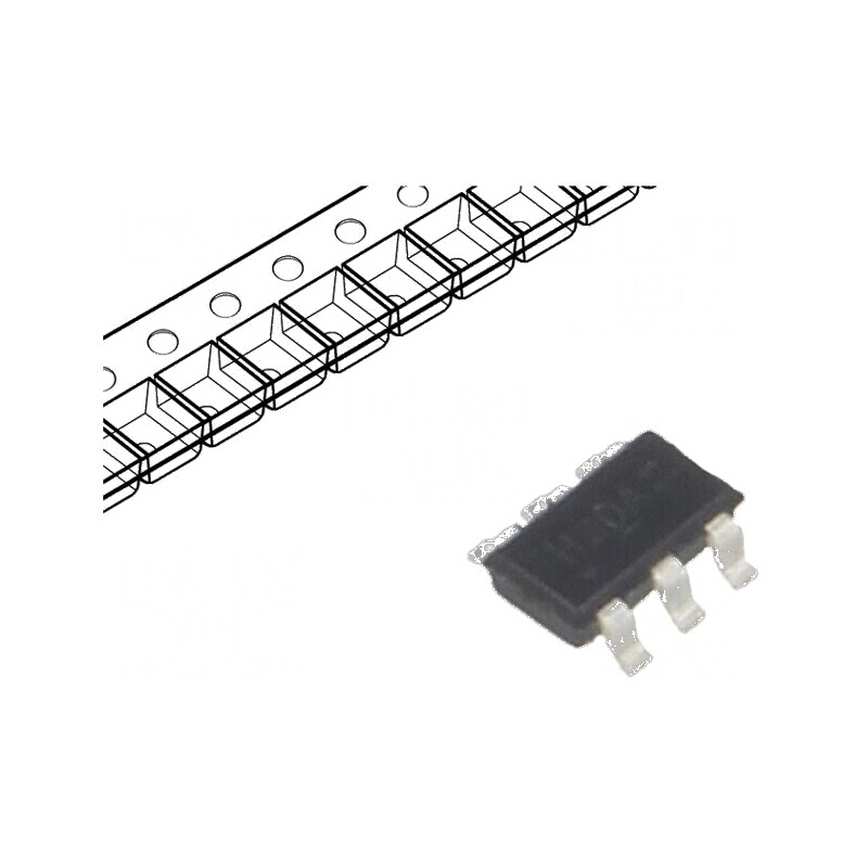 Tranzistor N-MOSFET 30V 3A 730mW TSOP6 x2 | Electronic-mag.ro | Componente Electronice