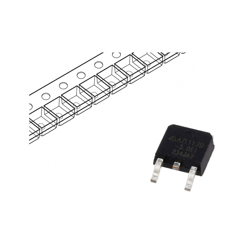 Stabilizator de tensiune LDO 5V 1A DPAK | Electronic-mag.ro | Componente Electronice