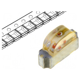 LED SMD 1104 galben/verde 3x2x1mm 140° 20mA | Electronic-mag.ro | Componente Electronice