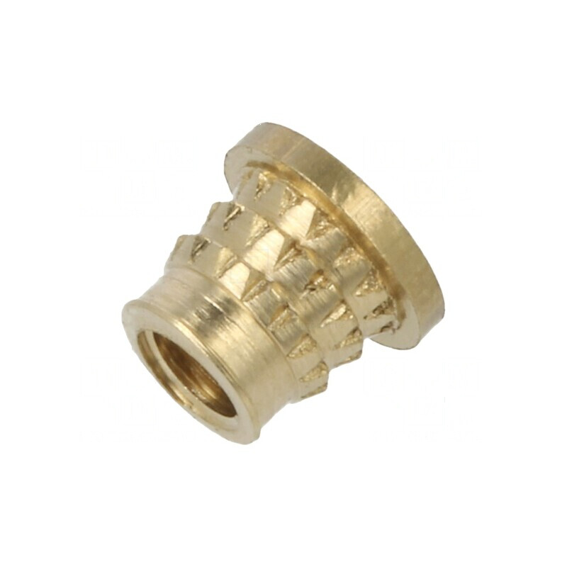 Adaos filetat din alamă M3 BN 37901 4,1mm pentru plastic | Electronic-mag.ro | Componente Electronice Adaos filetat din alamă M3 BN 37901 4,1mm pentru plastic | Electronic-mag.ro | Componente Electronice