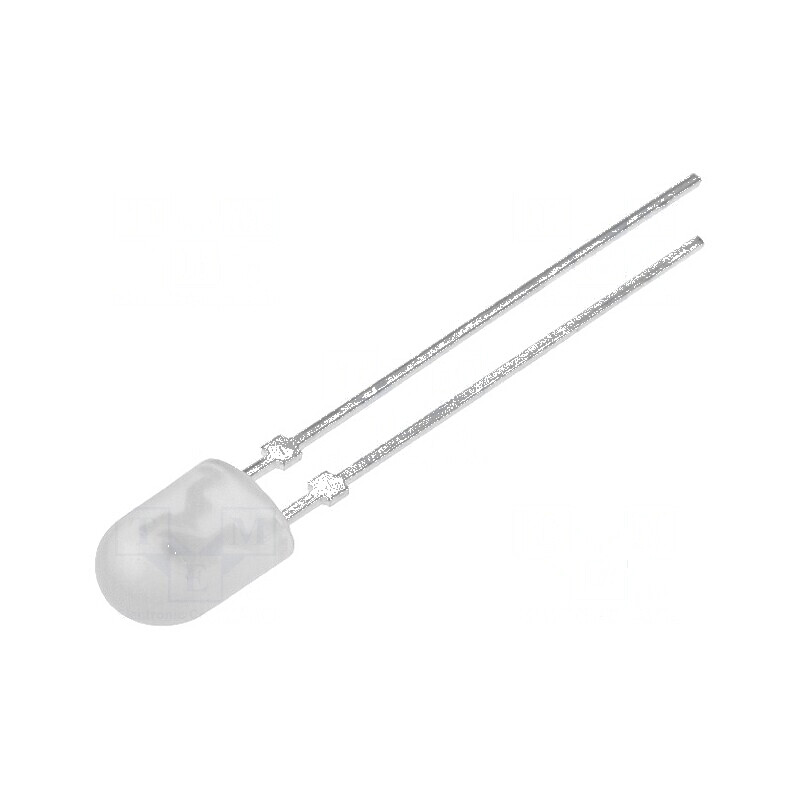 LED oval alb rece 5,2x3,8mm 1700÷2900mcd 70/30° fără stoper | Electronic-mag.ro | Componente Electronice