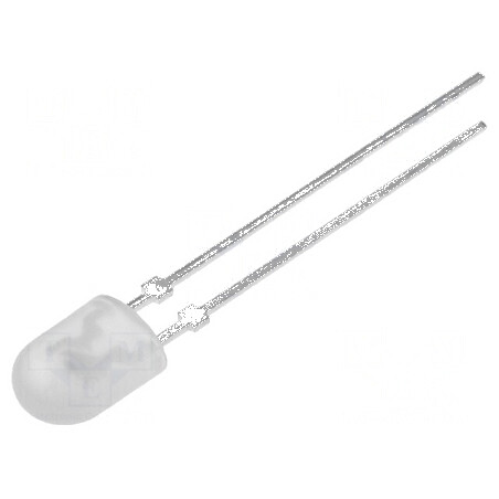 LED oval alb rece 5,2x3,8mm 1700÷2900mcd 70/30° fără stoper | Electronic-mag.ro | Componente Electronice