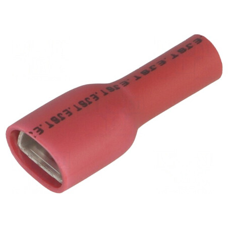 Terminal plat 6,3mm mamă 0,5-1,5mm² crimpat pe cablu | Electronic-mag.ro | Componente Electronice