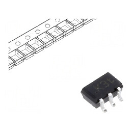 Diodă TVS 5,6V 2,5A SOT363 pentru protecție ESD | Electronic-mag.ro | Componente Electronice