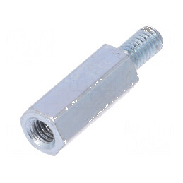 Piuliță distanțieră filetată M3, 12mm | Electronic-mag.ro | Componente Electronice