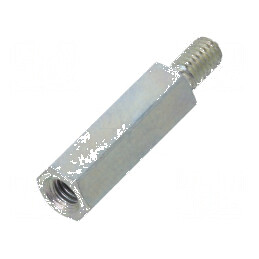 Piuliță distanțieră filetată M3 15mm | Electronic-mag.ro | Componente Electronice