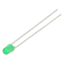 LED 3mm Verde Convex 4-14mcd 30° | Electronic-mag.ro | Componente Electronice