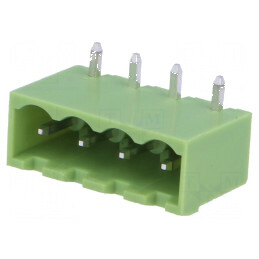 Regletă de conexiuni deconectabilă 5,08mm, 4 piste | Electronic-mag.ro | Componente Electronice