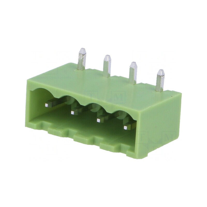 Regletă de conexiuni deconectabilă 5,08mm, 4 piste | Electronic-mag.ro | Componente Electronice