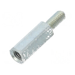 Piuliță distanțieră filetată 10mm M2,5 hexagonală | Electronic-mag.ro | Componente Electronice