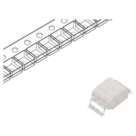 LED SMD Gull Wing Roșie 112÷285mcd 3,2x2,8x1,9mm 60° 20mA | Electronic-mag.ro | Componente Electronice