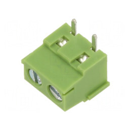 Regletă de conexiuni PCB 5mm, 2 piste | Electronic-mag.ro | Componente Electronice