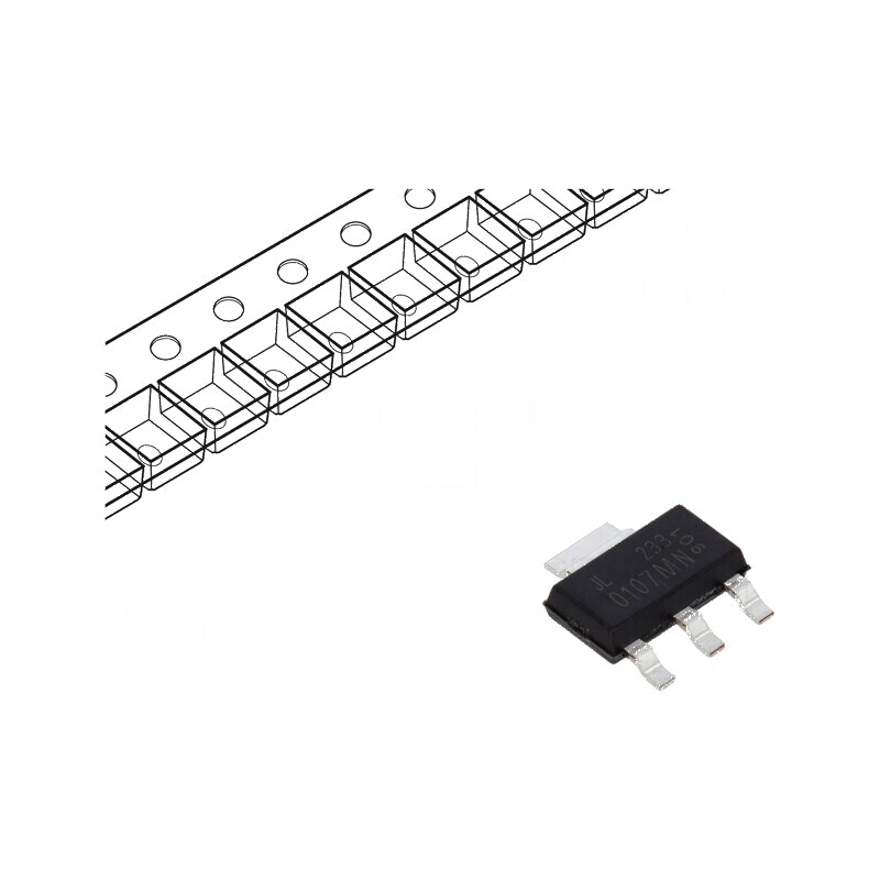 Triac 600V 1A SOT223 cu 4Q Sensitive Gate | Electronic-mag.ro | Componente Electronice