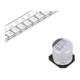 Condensator electrolitic low ESR SMD 470uF 16V 10x10mm | Electronic-mag.ro | Componente Electronice