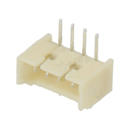Conector cablu-placă soclu tată 1,25mm PIN 4 THT 250V 1A | Electronic-mag.ro | Componente Electronice