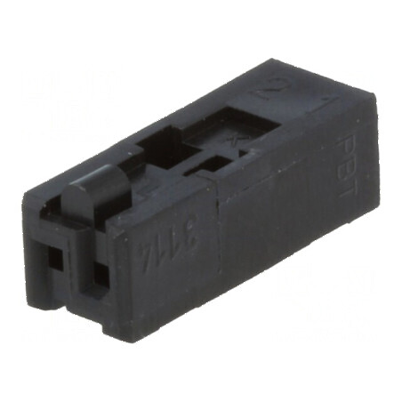 Conector cablu-placă mufă mamă Minimodul 2,5mm PIN 2 drept | Electronic-mag.ro | Componente Electronice