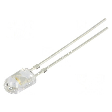 LED oval alb rece 5x4,1mm 25000-30000mcd 70/40° 20mA | Electronic-mag.ro | Componente Electronice