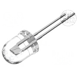 LED 10mm verde 30000-35000mcd 30° convex | Electronic-mag.ro | Componente Electronice