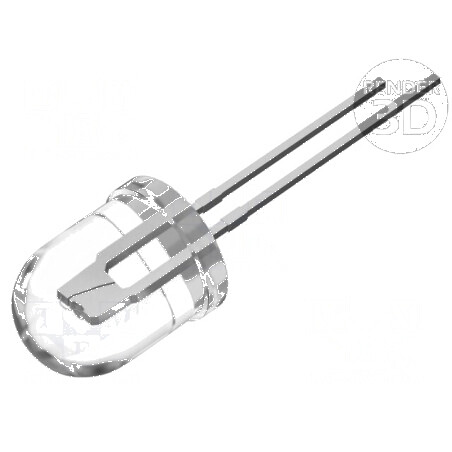 LED 10mm verde 30000-35000mcd 30° convex | Electronic-mag.ro | Componente Electronice