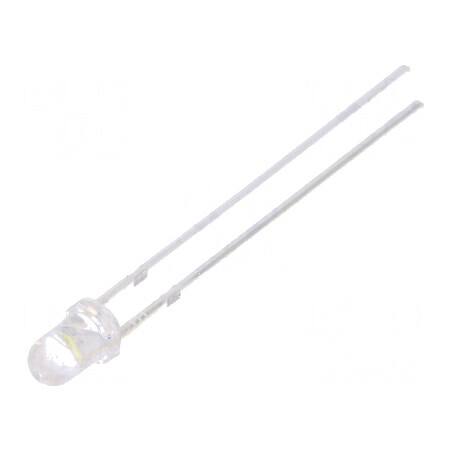 LED 3mm verde fluorescent 10000-12000mcd 30° 6,5-7lm | Electronic-mag.ro | Componente Electronice