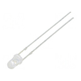 LED 3mm mov 2180÷3000mcd 30° convex | Electronic-mag.ro | Componente Electronice