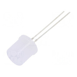 LED 10mm portocalie 500-750mcd 180° plat | Electronic-mag.ro | Componente Electronice