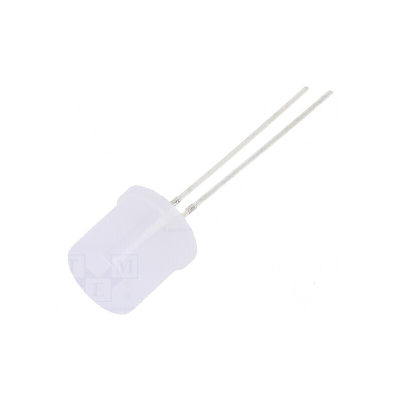 LED 10mm portocalie 500-750mcd 180° plat | Electronic-mag.ro | Componente Electronice