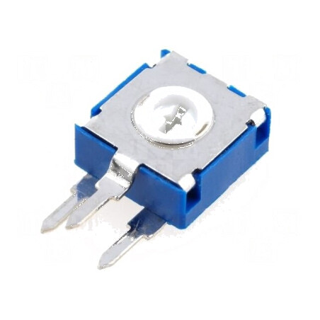 Potențiometru vertical 470Ω 0,15W pentru montare simplă | Electronic-mag.ro | Componente Electronice