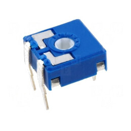 Potențiometru 500kΩ 0,15W montare singură tură orizontală | Electronic-mag.ro | Componente Electronice