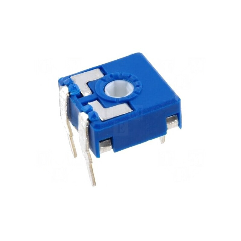 Potențiometru 500kΩ 0,15W montare singură tură orizontală | Electronic-mag.ro | Componente Electronice