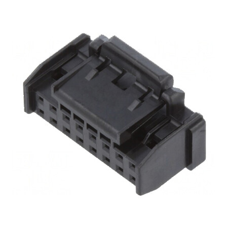 Conector cablu-placă mufe mamă PIN 16 DF51K Pas 2mm | Electronic-mag.ro | Componente Electronice