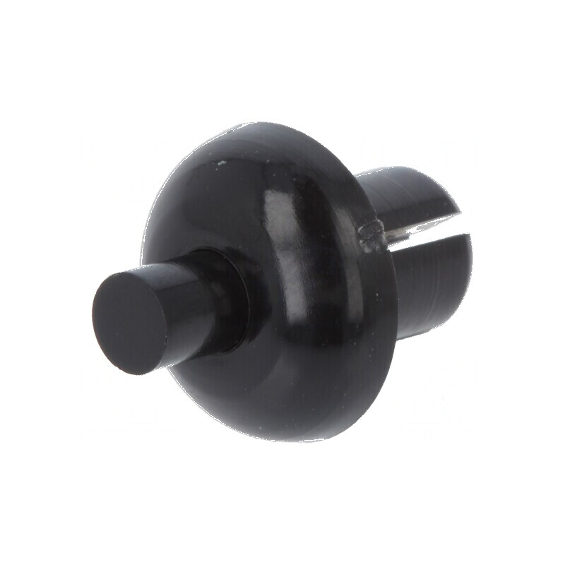 Diblu poliamidă 6,1mm negru pentru montaj | Electronic-mag.ro | Componente Electronice