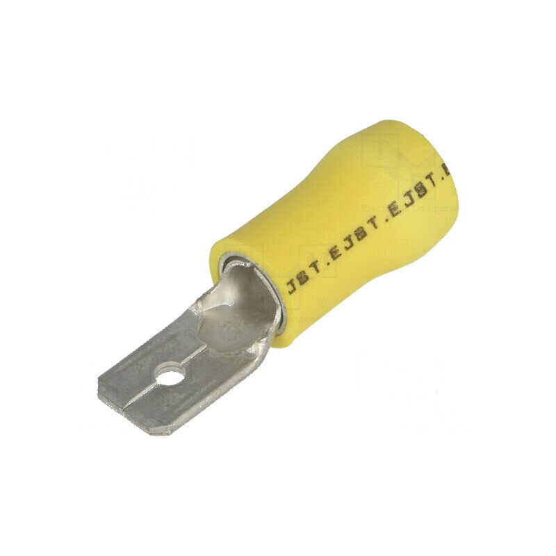 Terminal plat 6,3mm tată 2,5÷6mm2 pentru cablu | Electronic-mag.ro | Componente Electronice