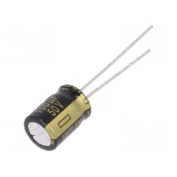 Condensator electrolitic low ESR THT 100uF 50VDC Ø8x11,5mm | Electronic-mag.ro | Componente Electronice