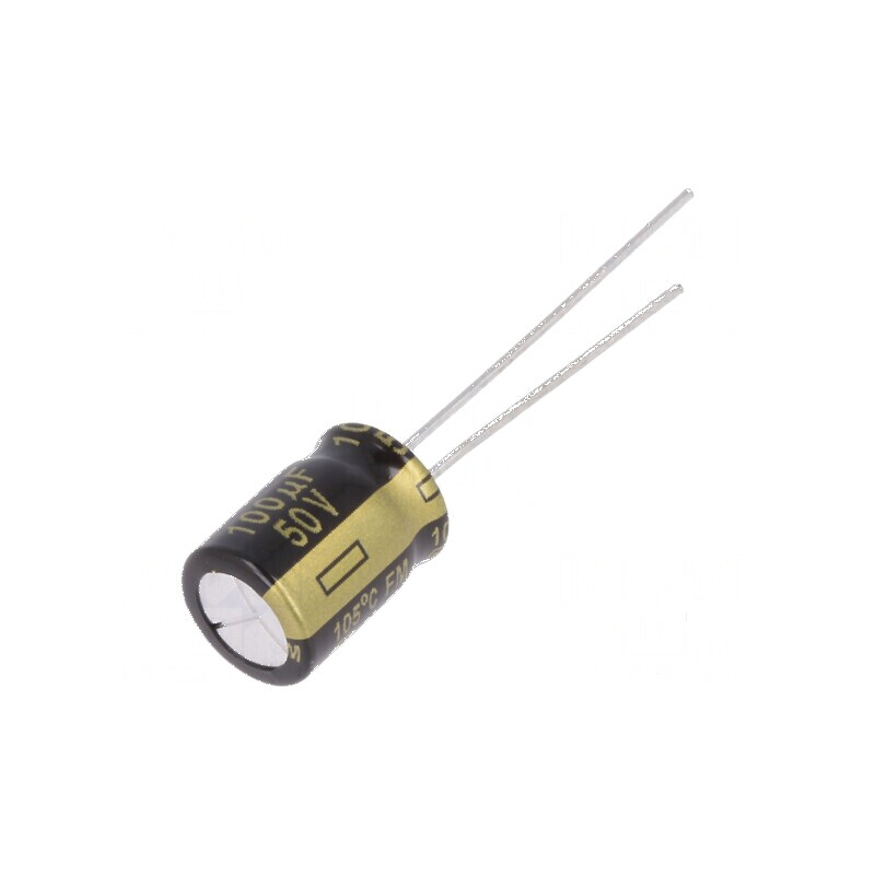 Condensator electrolitic low ESR THT 100uF 50VDC Ø8x11,5mm | Electronic-mag.ro | Componente Electronice Condensator electrolitic low ESR THT 100uF 50VDC Ø8x11,5mm | Electronic-mag.ro | Componente Electronice